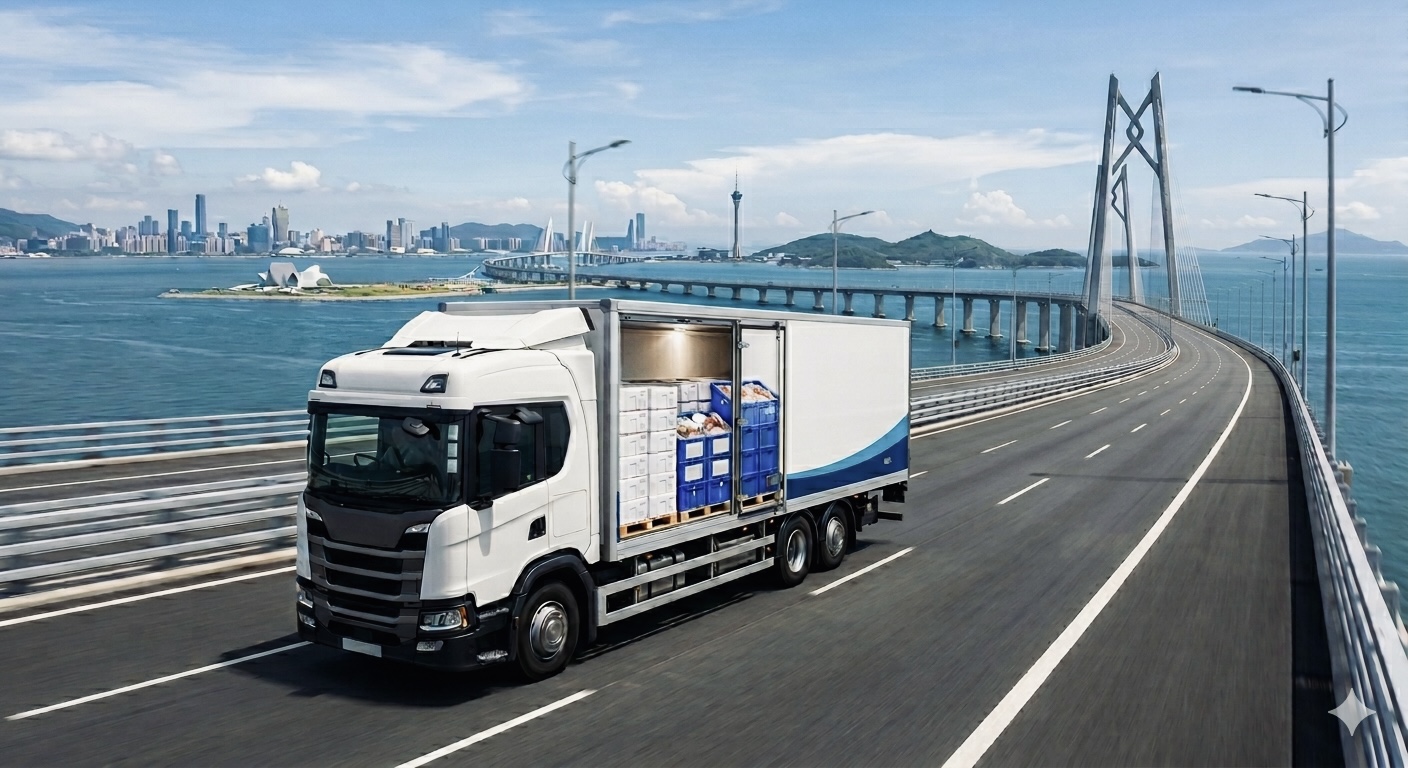 Hacis Facilitates First "Air-Land Fresh Lane" Delivery to Macao